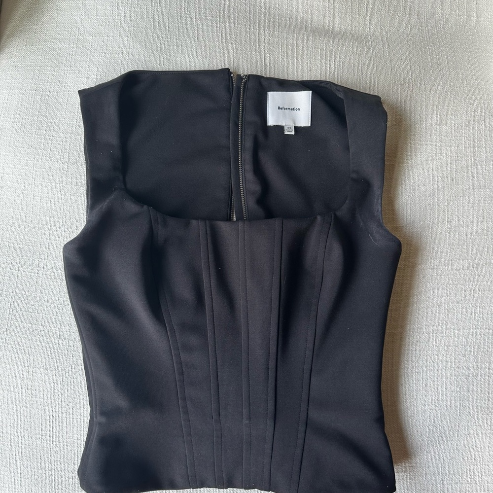 Reformation corset, Xs, black